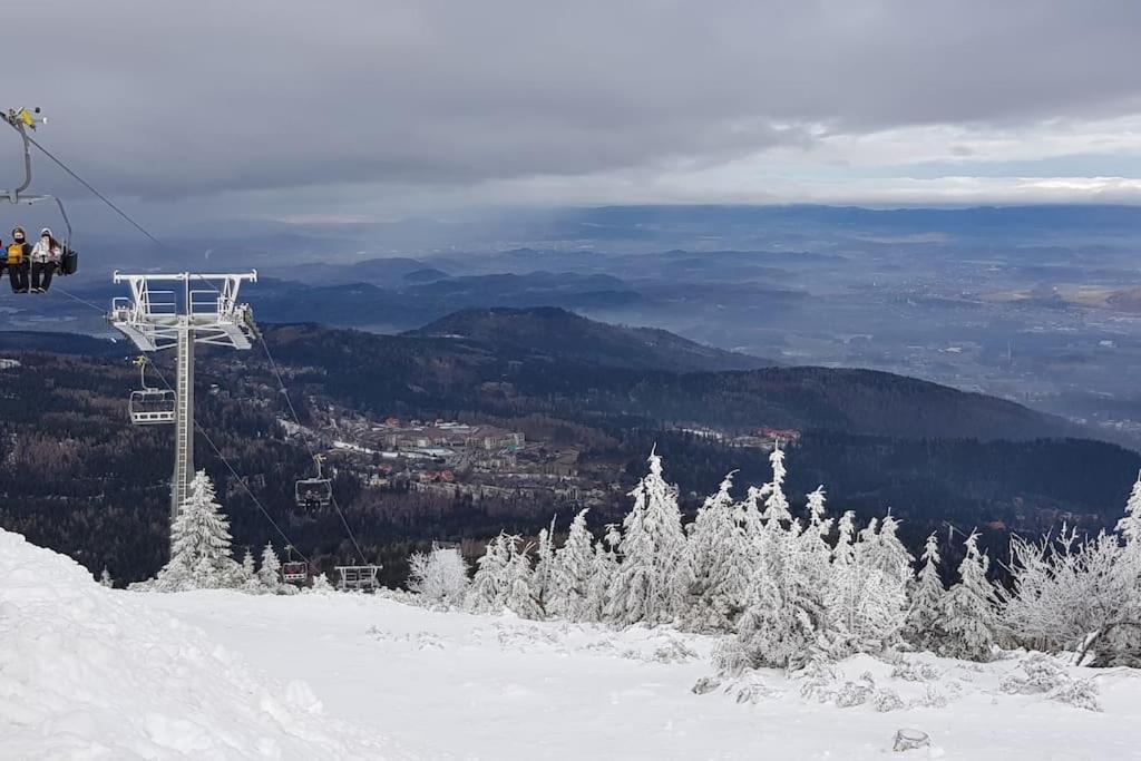 Villa Leika - Panoramablick Am Riesengebirge Mysłakowice Buitenkant foto