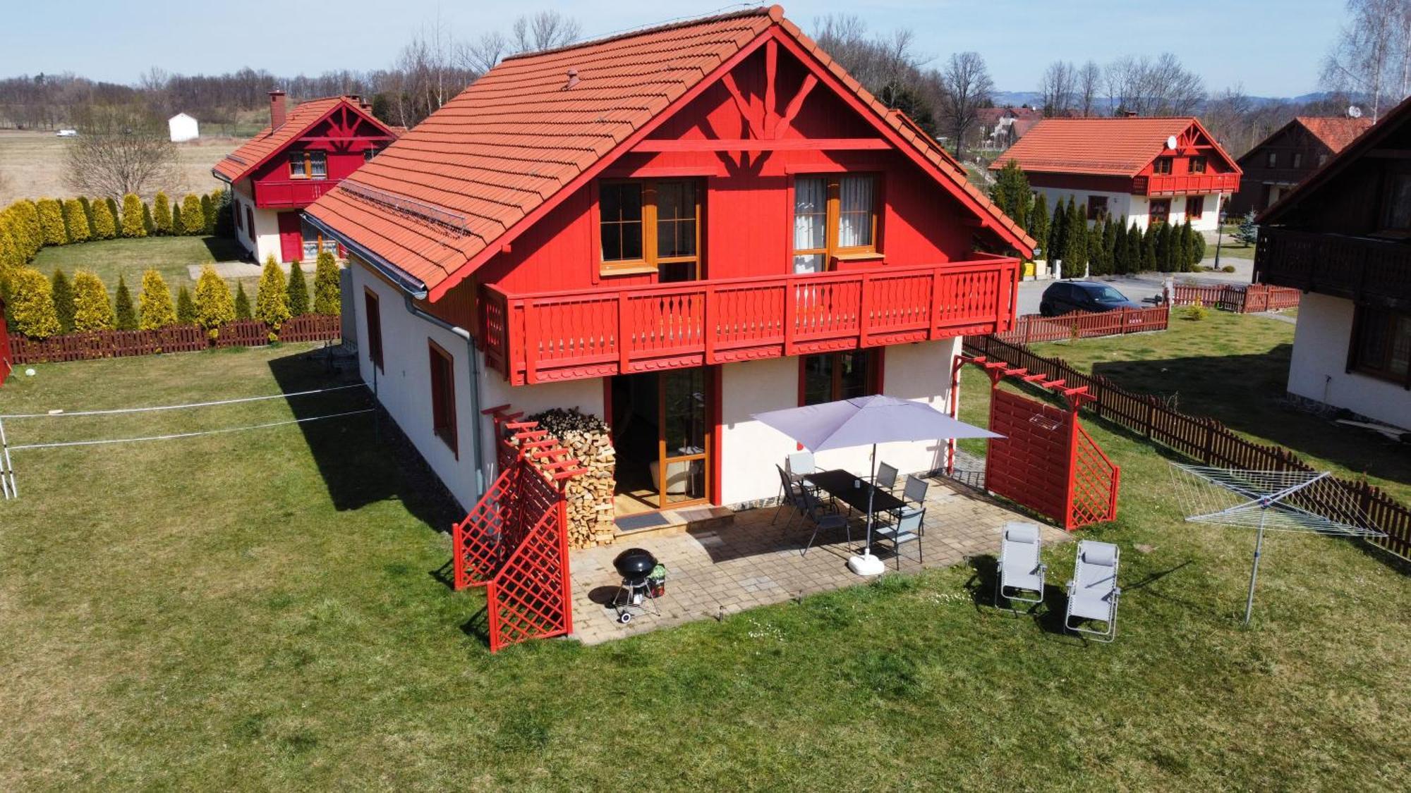 Villa Leika - Panoramablick Am Riesengebirge Mysłakowice Buitenkant foto